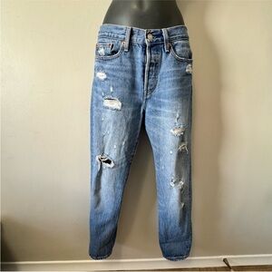 Levi's Light Blue Straight Leg Jeans